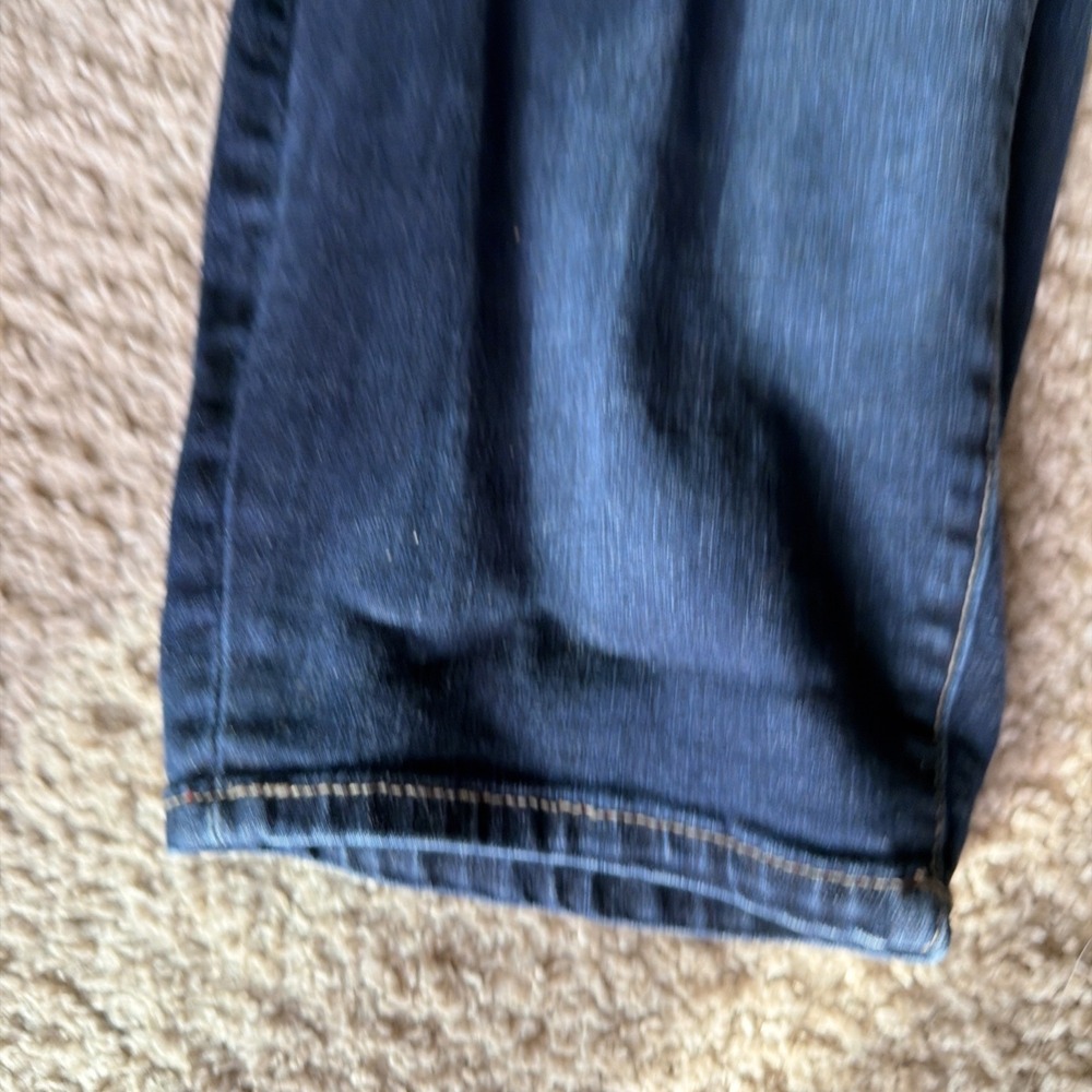 JAG Dark Blue Carter High Rise Girlfriend Jeans Pants Zip 5 Pocket 18W EUC! - Picture 2 of 9